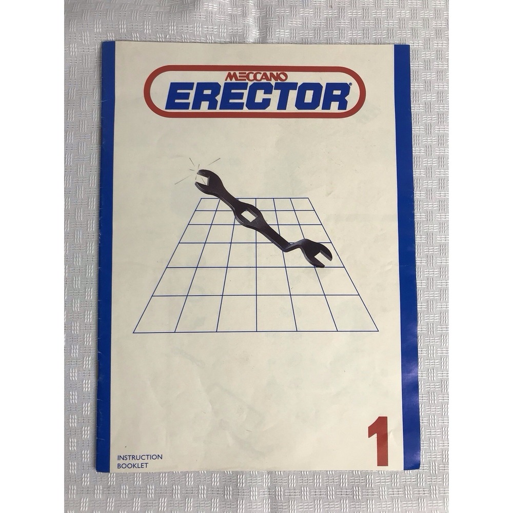 Vintage Meccano Erector Instruction Booklet/Manual ONLY Set #1